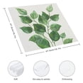 thumbnail image 3 of Green Leaves Cloth Napkin Reusable for Hotel Home Banquet Atmosphere Embellishment Polyester Gift, 3 of 7
