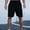 Black, variant on Men's Shorts with Pockets Cargo Big and Tall Solid Color Pocket Pants Bandage Elastic Waist Casual Fashionable Cargo Shorts