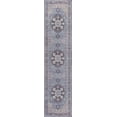 thumbnail image 3 of JONATHAN Y WASHABLE 2 x 8 Runner Rug, Maris Ornate Medallion - Blue/Cream, WSH109C-28, 3 of 10