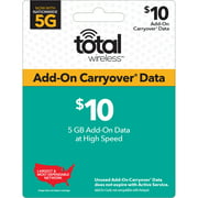 Total Wireless $10 Add-On Carryover 5GB Data e-PIN Top Up (Email Delivery)
