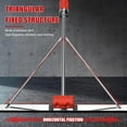 thumbnail image 3 of ZHON 6000Mpa 5.9FT Concrete Leveling Screed Electric Wet Concrete Vibrator | Battery Powered Concrete Surfaces Leveling Tamper Ruler for Achieve Smooth Cement Finishing, 3 of 9