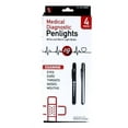 thumbnail image 2 of 4 Pc Set-5.5" EMT Penlights With Pupil Gauge & Pocket Clip, 2 of 5