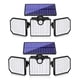 thumbnail image 5 of Luz solar con sensor de movimiento de 230 LED ZJT250129724 | Luz LED de seguridad para exteriores con 3 cabezales plegables ajustables | Aplique solar impermeable IP65 | Sensor de movimiento | Ilum, 5 of 5