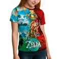 thumbnail image 6 of The Legend of Zelda Kid's T-Shirt Short Sleeve T-Shirt Tops Summer Tee Shirt for Boys Girls 120CM, 6 of 8