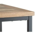 thumbnail image 4 of Pemberly Row Industrial Mango Wood 34" Square Coffee Table in Natural, 4 of 9