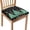 Christmas Trees, variant on Leopard Square Dining Chair Cushion Covers Stretchy Chairs Seat Decorative Chair Slipcovers for Home Office Chairs Easy Install