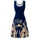 thumbnail image 4 of Vestidos Para Mujer Vestidos Casuales de Moda Comtable Sin Mangas Cuello Redondo Vestido Estampado Odeerbi ODB155512, 4 of 5