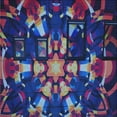 thumbnail image 1 of Ahgly Company Indoor Square Patterned Purple Novelty Area Rugs, 6' Square, 1 of 6