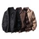 thumbnail image 4 of Ceisia Men's Casual Flip Collar Zipper Jacket with Pockets Oversized Contrast Hood Gift Outerwear, 4 of 6