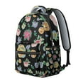 thumbnail image 5 of Floral and Bee Artwork School Backpack Comfortable, Durable Students Backpack with Botanical Garden Print and Watercolor Flower Pattern, 5 of 5