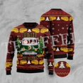 thumbnail image 3 of Suéter feo de punto divertido de Navidad de algodón con diseño de Papá Noel para mascotas, suéter informal vintage de invierno estilo Harajuku, jersey retro de manga larga con estampado 3D, 3 of 5