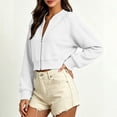 thumbnail image 2 of jjayotai Womens Zip up Sweatshirts Jackets Long Sleeve Casual Loose Outwear with Pockets, 2 of 6