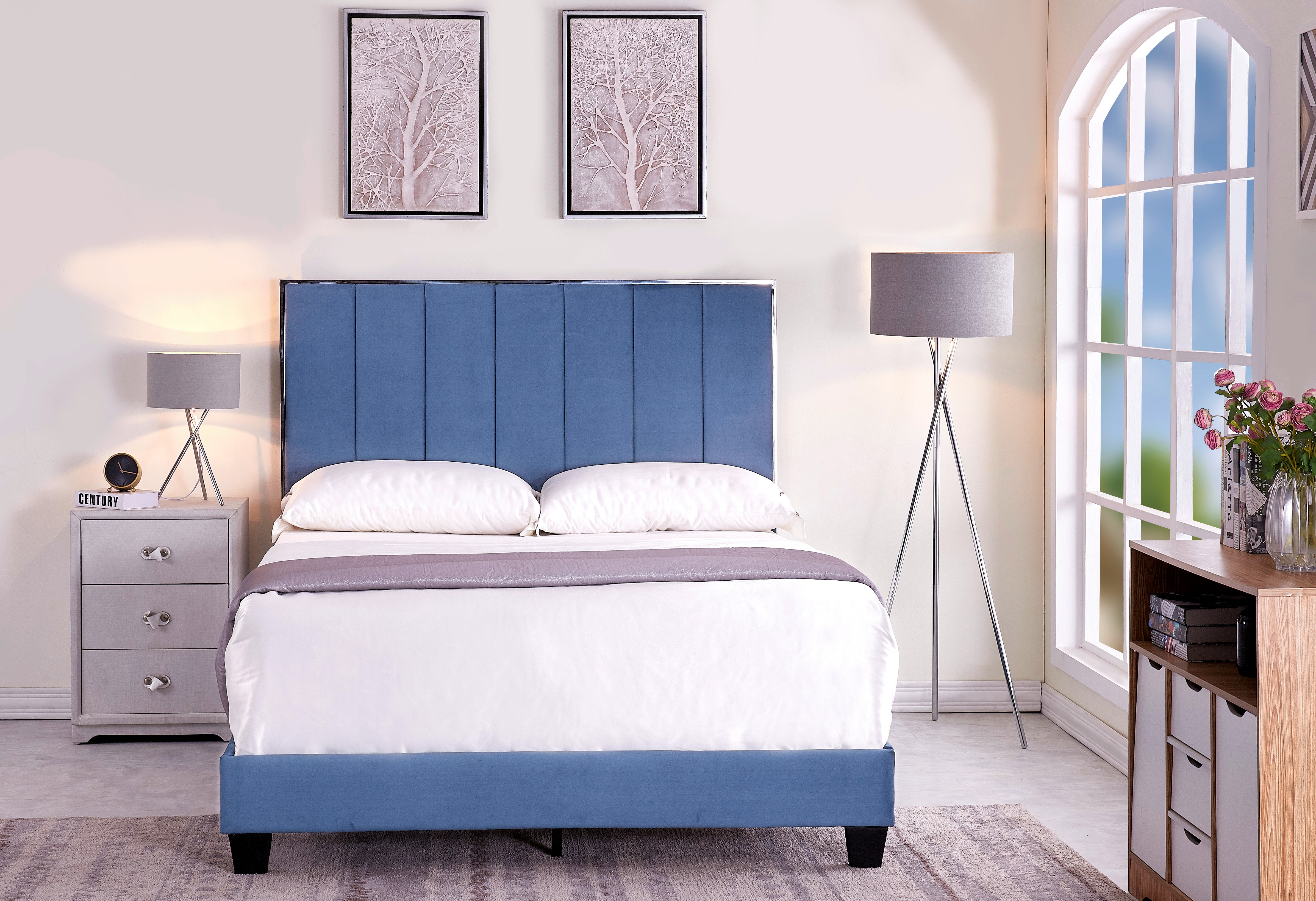 Aayush Upholstered Standard Bed