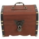thumbnail image 4 of WORGEOUS Banco de madera Piggy Bank Cox Lockable Money Box Box de almacenamiento de joyas de uso retro Caja de ahorro de dinero, 4 of 8