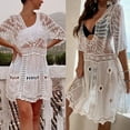thumbnail image 4 of Loose Women Cover Ups Swimwear Beach Dress Beach Wear Cover Ups for Women Swimsuit Cover Up Beachwear for Women Teens, 4 of 17