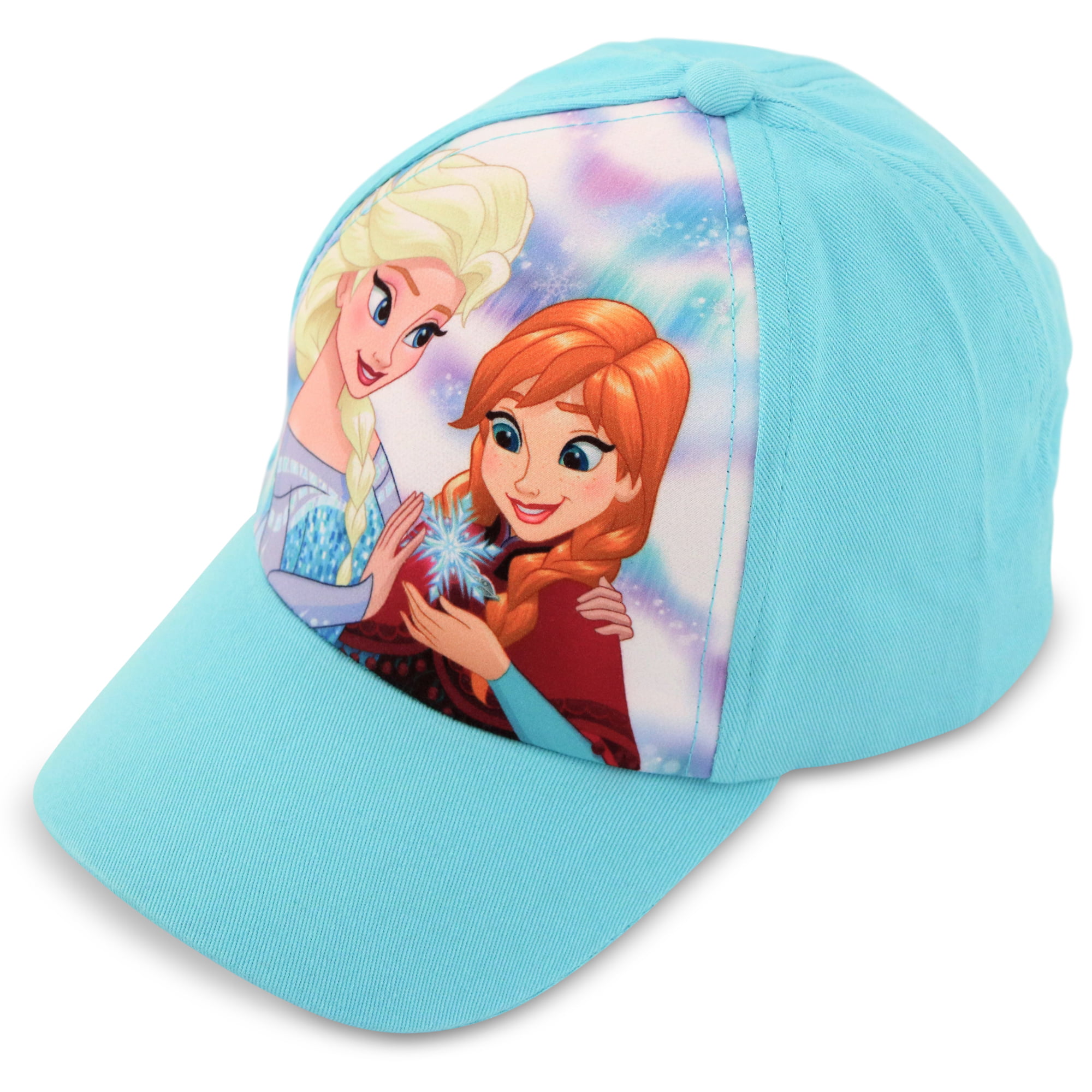Disney Frozen Elsa and Anna Cotton Baseball Cap with Glitter Pom 