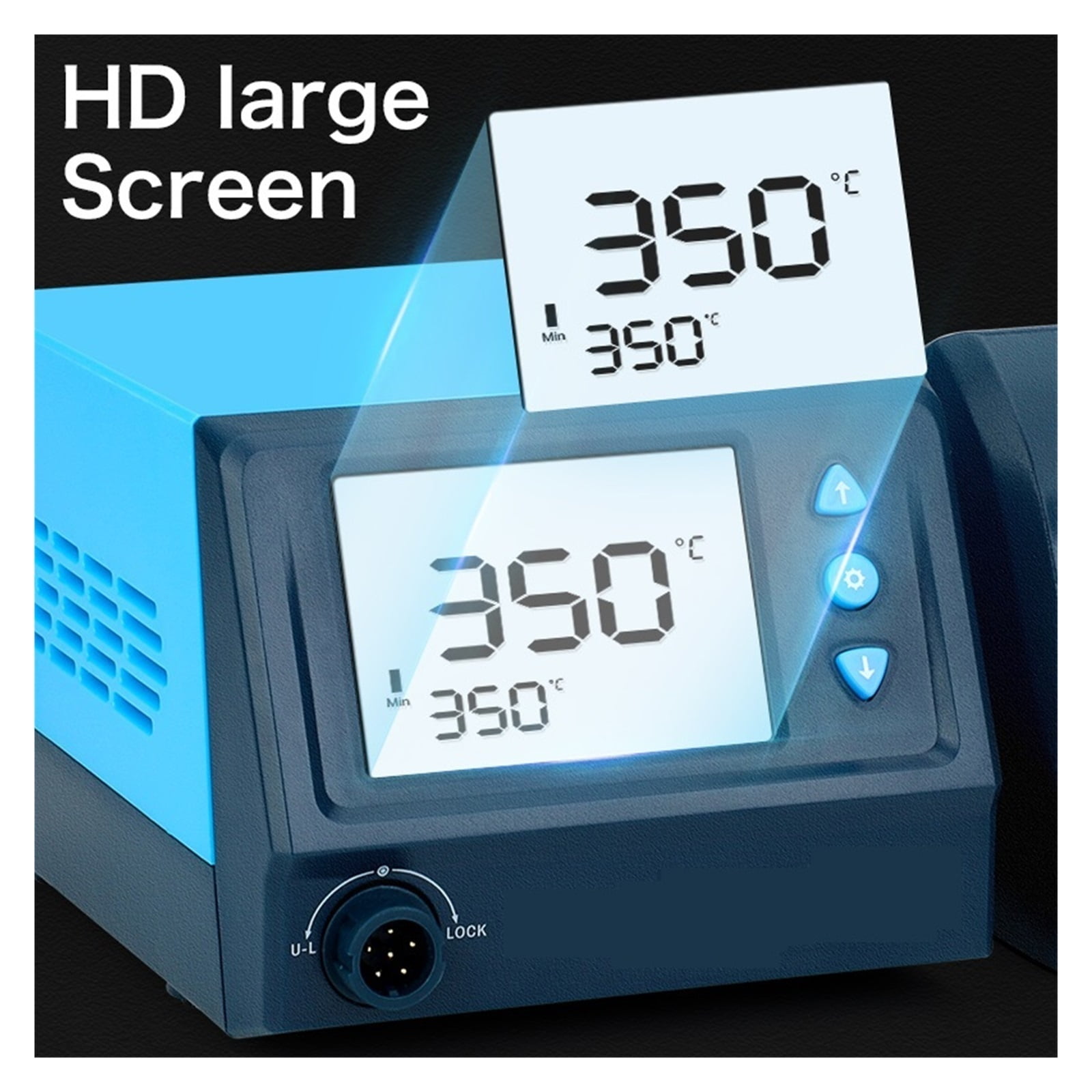 75W Electric Soldering Iron Constant Adjustable Temperature Welding Repair Digital Display T12 Soldering Station ,High Temperature Resistant