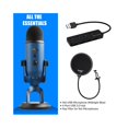 thumbnail image 4 of Paquete de Micrófono USB Blue Microphones Yeti con Hub USB y Filtros Pop, 4 of 5