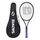 thumbnail image 2 of Raqueta de tenis para entrenadores individuales de tenis, raqueta de fibra de carbono para adultos, equipo de entrenamiento para el patio trasero. Púrpura, 2 of 8