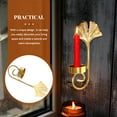 thumbnail image 4 of Moluckfu De Pared En Metal Dorado Con Artístico De Hoja Para Interior, 4 of 8