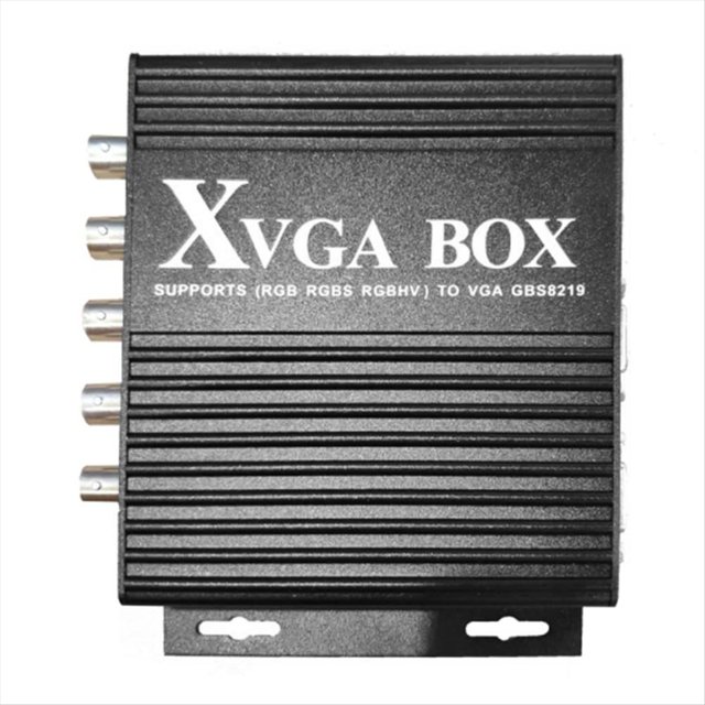 Convertidor de Vídeo Industrial XVGA BOX RGB A VGA RGBS A VGA Convertidor de Vídeo para Monitor Industrial GBS-8219 Enchufe Estadounidense