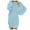 Sky Blue-2, variant on Women Winter Sweater Knit Turtleneck Warm Long Sleeve Pocket Mini Sweater Dress