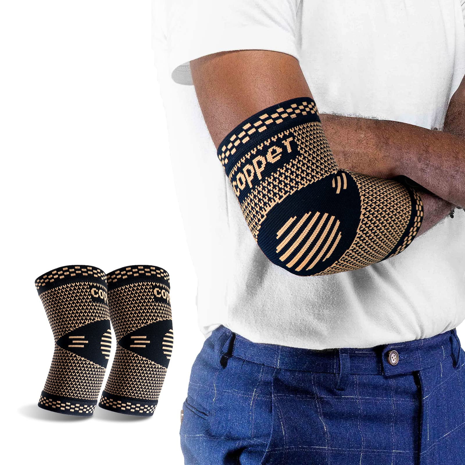 Copper Elbow Sleeve,Elbow Compression Sleeve, Elbow Brace For