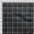 thumbnail image 4 of oneOone Georgette Viscose Light Gray Fabric Plaid Quilting Supplies Print Sewing Fabric By The Yard 42 Inch Wide, 4 of 4