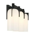 thumbnail image 5 of Caldwell 3-Light Bathroom Vanity Light in Matte Black, 5 of 6