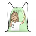 thumbnail image 2 of Mochila con cordón para deportes, gimnasio, para correr, con diseño de enfermera de dibujos animados, 2 of 5