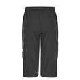 thumbnail image 4 of Men's Cargo Pants Lightweight Below Knee Work Shorts with Multiple Pockets Versatile Everyday Utility Clothing, 4 of 5