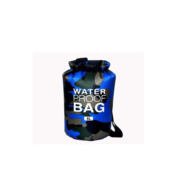 Bolsa de natación impermeable de 30L, saco seco, colores de camuflaje, pesca, canotaje, kayak, almacenamiento, bolsa de Rafting a la deriva, 2L, 5L, 10L, 15L, XAZ9 Tan Jianjun unisex