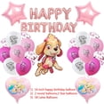 thumbnail image 5 of Juego de globos de perro de la Patrulla Canina, globos de cumpleaños con animación de dibujos animados, vajilla desechable, lindos suministros de decoración para fiestas con garras de perro, 5 of 5
