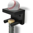 thumbnail image 1 of Baseball Bat Wall Mount, Softball Bat Holder Stand For Horizontal & Vertical Display, Wooden Display Rack For Memorabilia And Collectible, 1 of 6