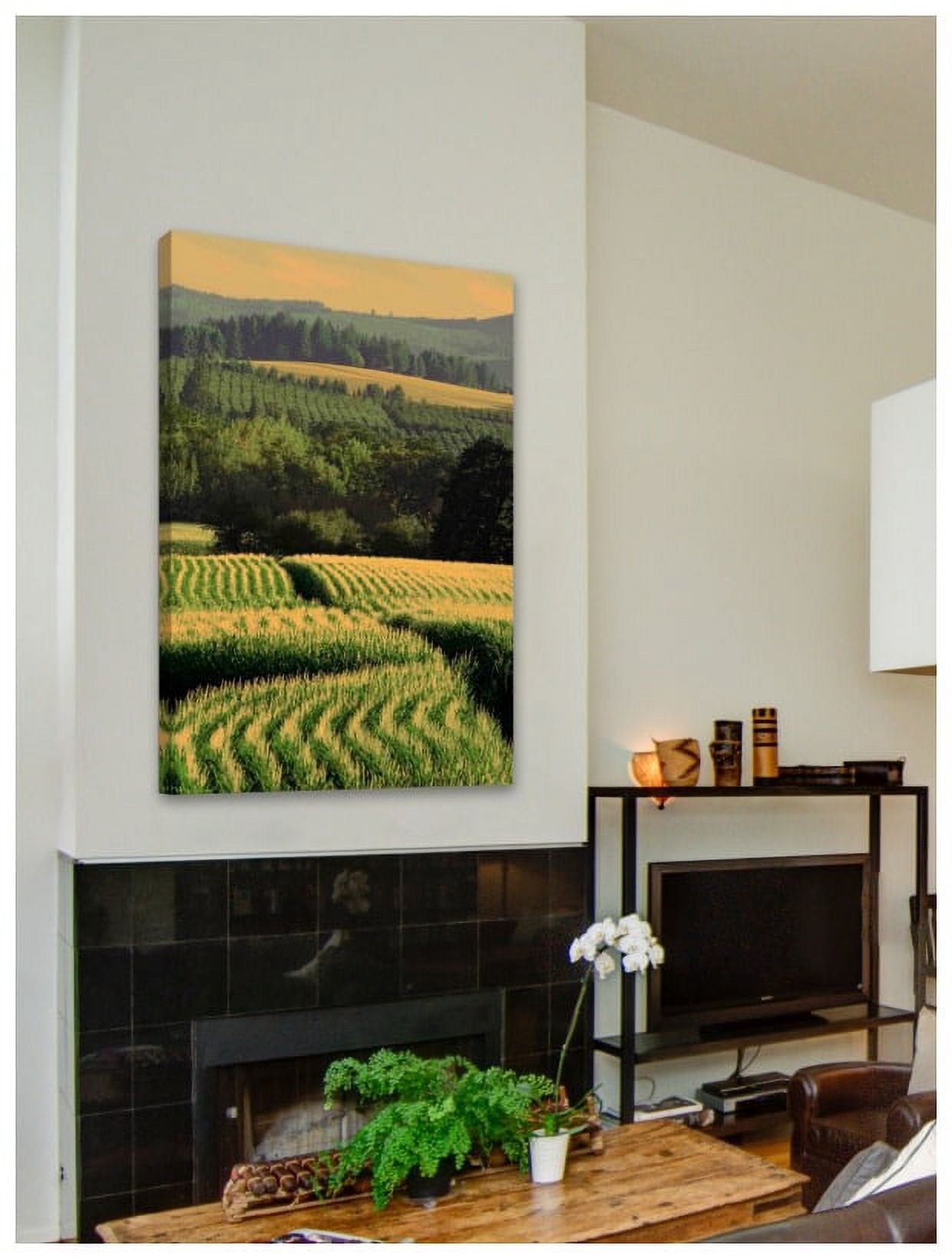 Marmont Hill "Corn Rows" Painting Print on Canvas