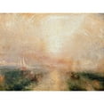 thumbnail image 3 of Turner, William 14x12 Black Modern Framed Museum Art Print Titled - Yacht Approaching the Coast, 3 of 5