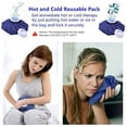 thumbnail image 2 of Rawiri Reusable Ice Bag Hot Water Bag for Injuries, Hot & Cold Therapy and Pain Relief, Blue, (for Hot Therapy is 50-60℃/122℉-140℉), 2 of 8
