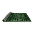 thumbnail image 2 of Ahgly Company Indoor Square Abstract Emerald Green Modern Area Rugs, 8' Square, 2 of 4
