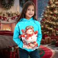 thumbnail image 2 of Huowey Children's Autumn Winter Christmas Theme Snowman Long Sleeve Hooded Hoodie Warm and Comfortable Children's Coat for Boys and Girls, 2 of 4