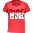 thumbnail image 3 of Inktastic Baseball Mom Women's Plus Size T-Shirt, 3 of 5