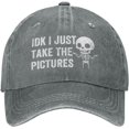 thumbnail image 1 of IDK I Just Take The Pictures Cap for Mens Radiology X-Ray Tech Womens Baseball Hats, 1 of 6