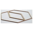 thumbnail image 4 of Hillrose Decorative Fretwork Wood Wall Panels, Medium, 17 3/4"W x 15 3/8"H x 1/4"T, Hickory, 4 of 18