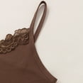 thumbnail image 6 of PFRNLF Lace Trim Tank Tops for Women Summer V Neck Spaghetti Strap Fitted Stretch Camisole, 6 of 8
