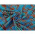 thumbnail image 6 of oneOone Rayon Medium Blue Fabric Batik Craft Projects Decor Fabric Printed By The Yard 56 Inch Wide, 6 of 6