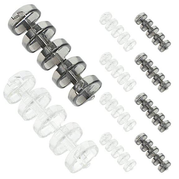 MLINS 20pcs Plastic Binder Rings For Diy Projects Rings For Index Cards Loose Leaf Binders Ring Plastic Scrapbooking Book Clips Binders Ring