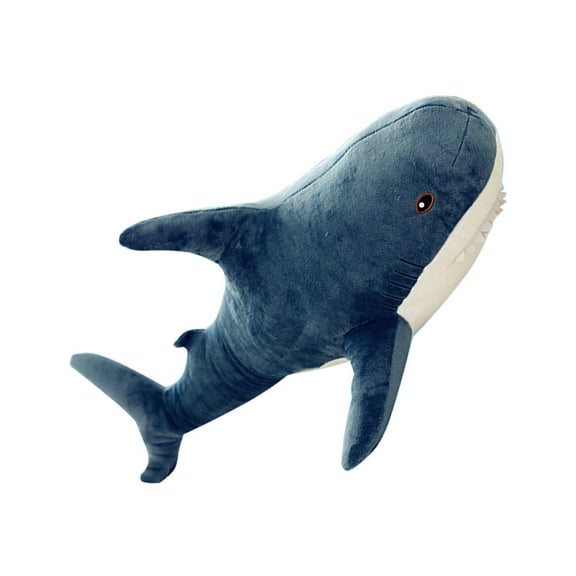 OATIPHO Blue Plush Shark Throw Pillow for Home Decoration Soft Cotton Filled and Huggable Comfort
