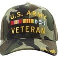 thumbnail image 2 of US ARMY VETERAN Contructed Baseball Cap Velcro Closure, 2 of 5
