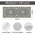 thumbnail image 3 of 2x5 Washable Long Runner Rug, Soft Non Slip Low Profile Vintage Oriental Hallway Rug for Kitchen Bedroom Entryway, Navy Blue, 3 of 6
