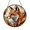 Acrylic 3.5 Inch, variant on Color Rich Fox Stained Glass Circular Window Panel, Eye Catching Wildlife Decor Accent for Home Display