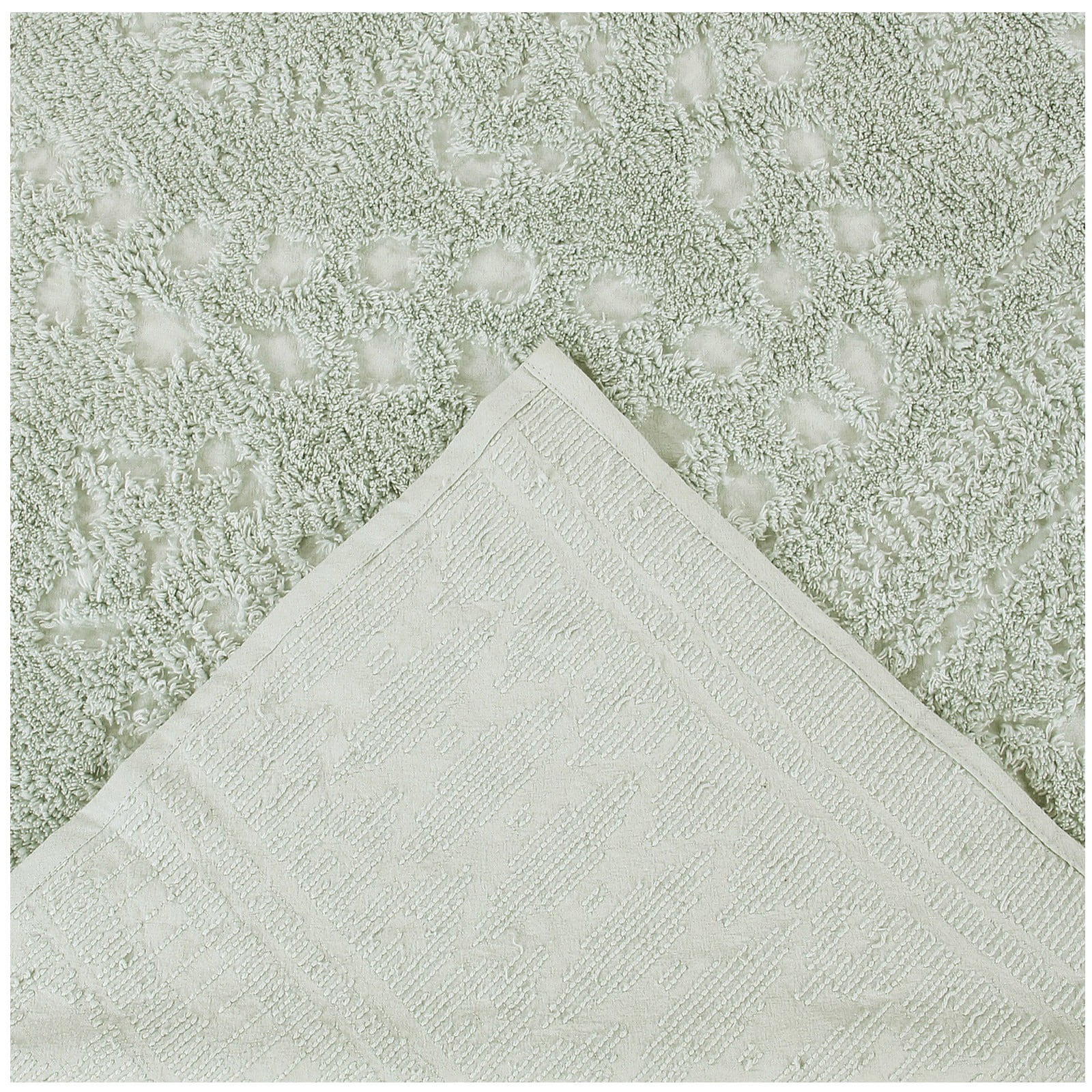 Better Trends 81" x 110" Bedspread For Twin Size Bed 100% Cotton Soft & Breathable Bedding Luxurious Medallion Design, Machine Washable (Sage) Rio Collection